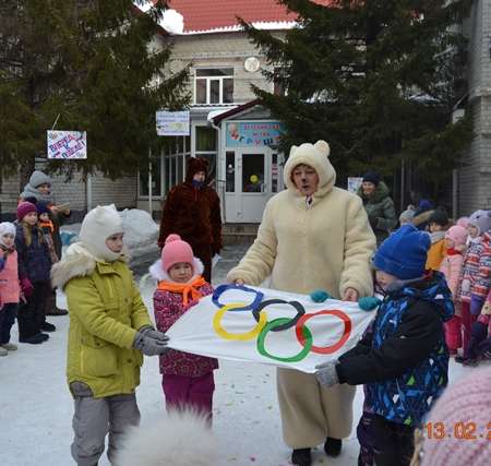 Зимние олимпийские игры в детском саду!
