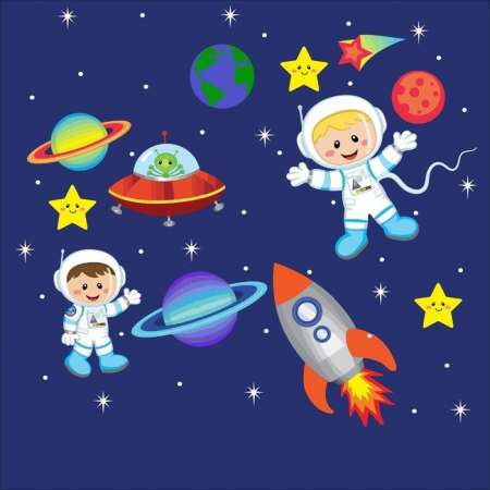 Расскажите детям о космосе и космонавтах