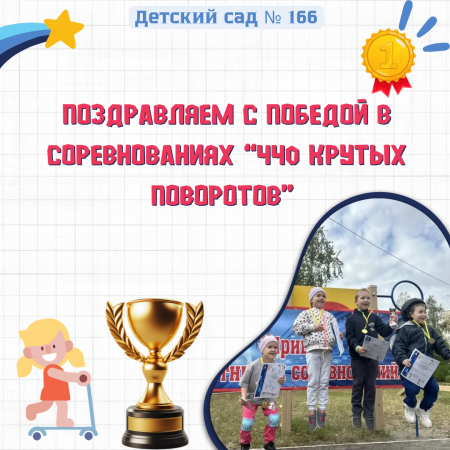 Поздравляем с победой в соревнованиях «440 крутых поворотов»!